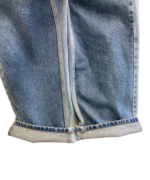 BAGARCH（バガーチ）BAGARCH (バガーチ) SWITCHING DENIM PANTS スカイブルー サイズ:Sの古着・服飾アイテム