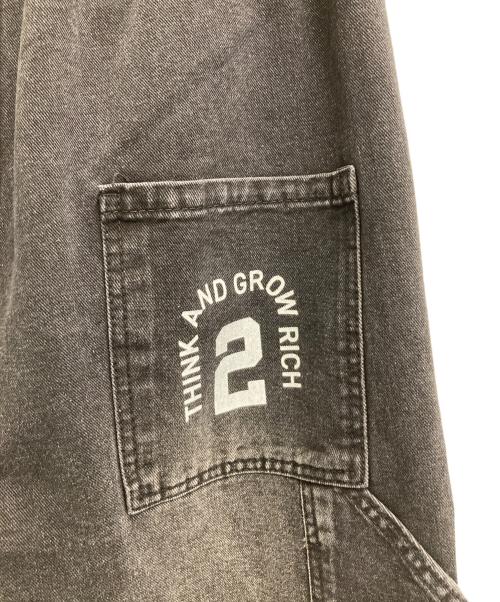 BAGARCH（バガーチ）BAGARCH (バガーチ) ダブルニーデニムパンツ ブラック サイズ:Lの古着・服飾アイテム