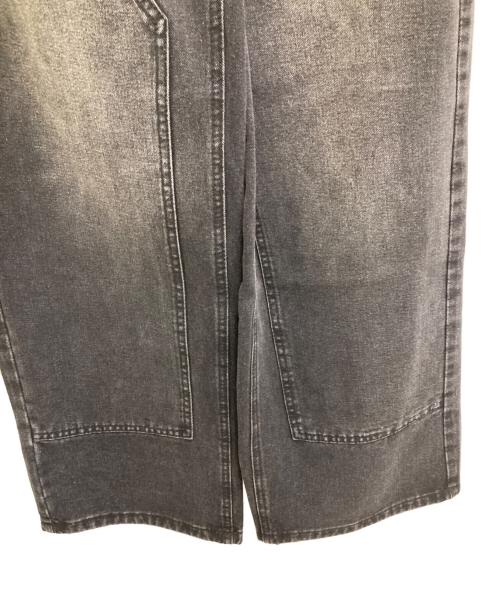 BAGARCH（バガーチ）BAGARCH (バガーチ) ダブルニーデニムパンツ ブラック サイズ:Lの古着・服飾アイテム