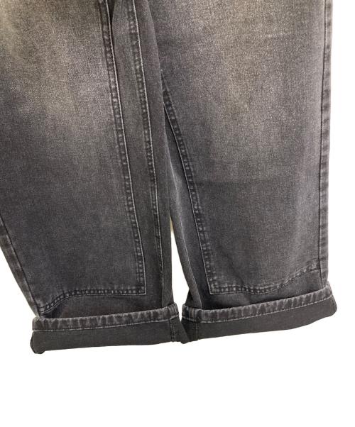 BAGARCH（バガーチ）BAGARCH (バガーチ) ダブルニーデニムパンツ ブラック サイズ:Lの古着・服飾アイテム