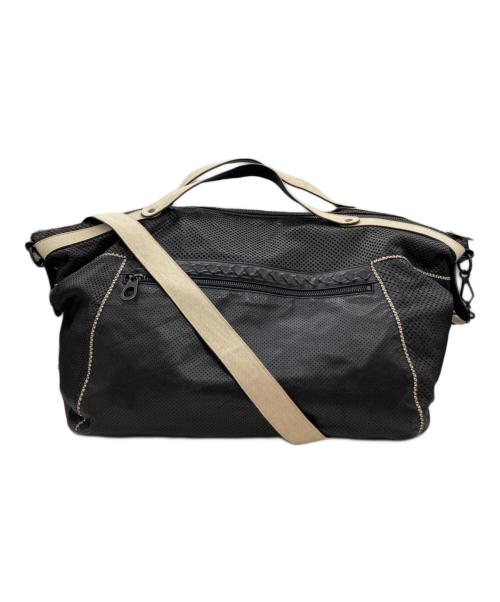 BOTTEGA VENETA（ボッテガベネタ）BOTTEGA VENETA (ボッテガベネタ) ボストンバッグ ブラックの古着・服飾アイテム