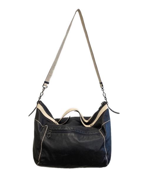 BOTTEGA VENETA（ボッテガベネタ）BOTTEGA VENETA (ボッテガベネタ) ボストンバッグ ブラックの古着・服飾アイテム