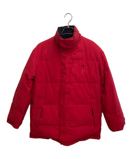 POLO RALPH LAUREN（ポロ・ラルフローレン）POLO RALPH LAUREN (ポロ・ラルフローレン) リバーシブルダウンジャケット レッド×ブラック サイズ:SIZE Mの古着・服飾アイテム