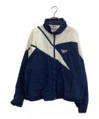 REEBOKリーボック）の古着「ナイロンジャケット」｜ネイビー×ホワイト