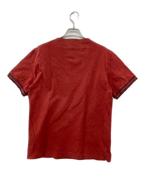 STONE ISLAND（ストーンアイランド）STONE ISLAND (ストーンアイランド) Tシャツ レッド サイズ:Mの古着・服飾アイテム