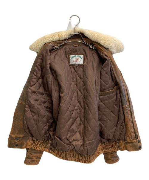 ROBO JEANS（ロボジーンズ）ROBO JEANS (ロボジーンズ) フライトジャケット ブラウン サイズ:Mの古着・服飾アイテム