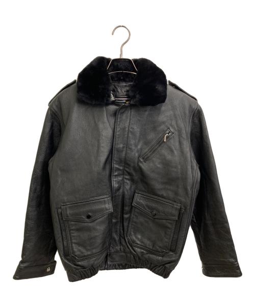 GK（GK）GK (GK) フライトジャケット ブラック サイズ:Lの古着・服飾アイテム
