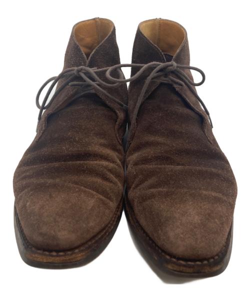 Crockett & Jones（クロケット＆ジョーンズ）Crockett & Jones (クロケット＆ジョーンズ) スウェードシューズ ブラウン サイズ:7Eの古着・服飾アイテム