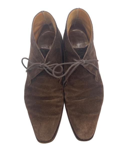Crockett & Jones（クロケット＆ジョーンズ）Crockett & Jones (クロケット＆ジョーンズ) スウェードシューズ ブラウン サイズ:7Eの古着・服飾アイテム