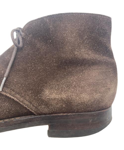 Crockett & Jones（クロケット＆ジョーンズ）Crockett & Jones (クロケット＆ジョーンズ) スウェードシューズ ブラウン サイズ:7Eの古着・服飾アイテム