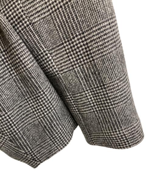 JOURNAL STANDARD（ジャーナルスタンダード）JOURNAL STANDARD (ジャーナルスタンダード) スーパー140ビーバーノーカラーショートコート グレー サイズ:Lの古着・服飾アイテム