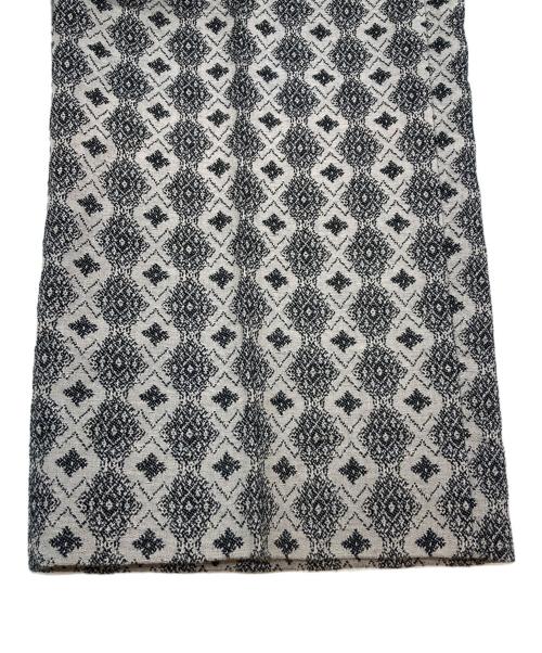 MAISON SPECIAL（メゾンスペシャル）MAISON SPECIAL (メゾンスペシャル) 小紋柄ジャガードストレートパンツ グレー サイズ:１の古着・服飾アイテム