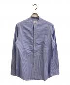 Salvatore Piccoloサルヴァトーレ・ピッコロ）の古着「ストライプシャツ」｜スカイブルー