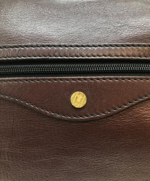 Gold Pfeil（ゴールドファイル）GOLD PFEIL (ゴールドファイル) レザーボストンバッグ エンジ サイズ:-の古着・服飾アイテム