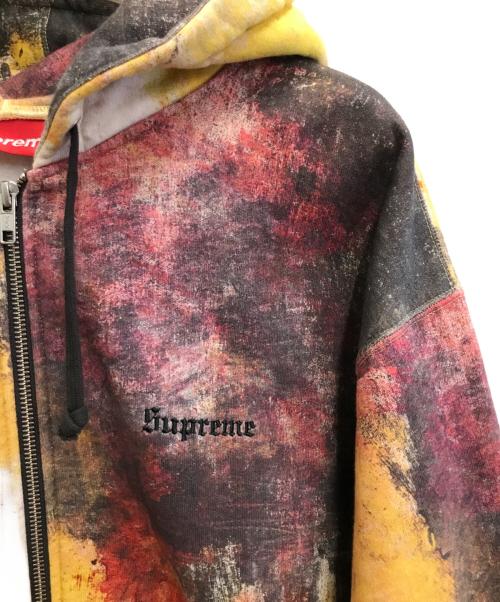 SUPREME（シュプリーム）Supreme (シュプリーム) Fire Zip Up Hooded Sweatshirt イエロー サイズ:Lの古着・服飾アイテム