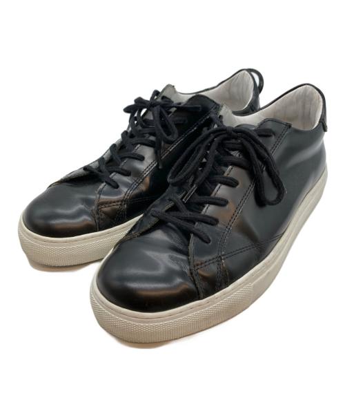 amb（エーエムビー）Amb (エーエムビー) レザースニーカー ブラック サイズ:25の古着・服飾アイテム