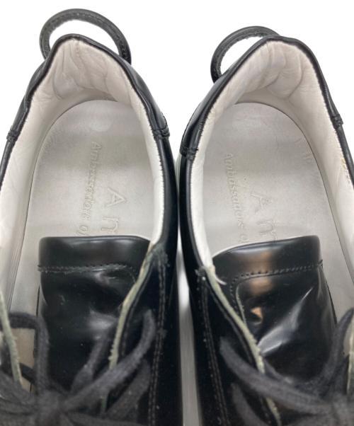 amb（エーエムビー）Amb (エーエムビー) レザースニーカー ブラック サイズ:25の古着・服飾アイテム