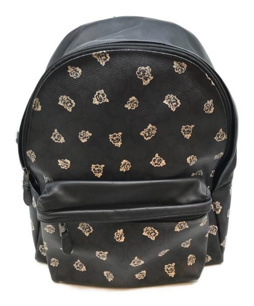 COACH（コーチ）COACH (コーチ) シグネチャー フローラ バックパック ブラック サイズ:-の古着・服飾アイテム