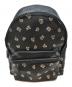 COACH（コーチ）の古着「シグネチャー フローラ バックパック」｜ブラック