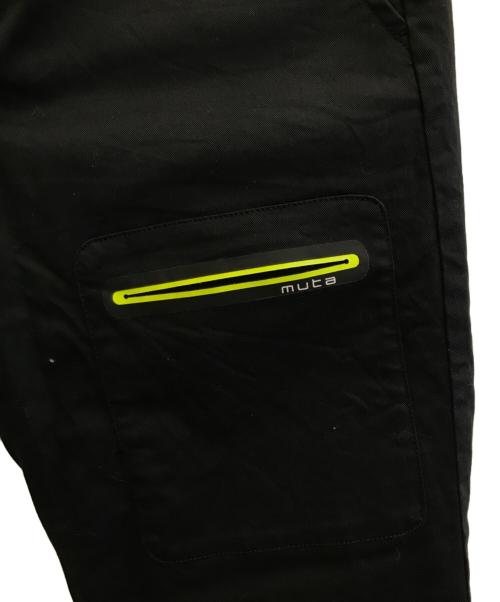 muta MARINE（ムータマリン）muta MARINE (ムータマリン) TRIMMING POCKET LIBPANTS ブラック サイズ:6の古着・服飾アイテム