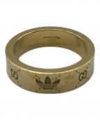 GUCCI×adidasグッチ×アディダス）の古着「エングレービングリング」｜ゴールド