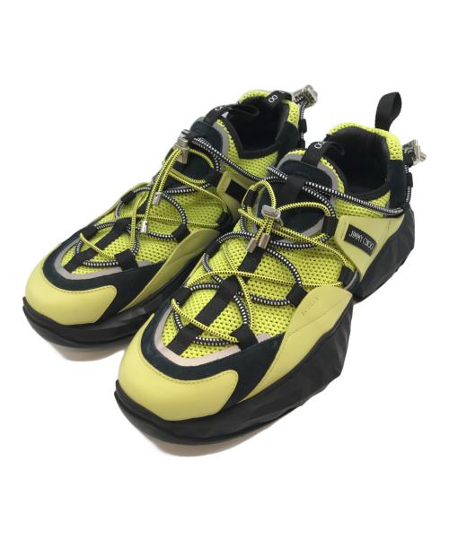 JIMMY CHOO（ジミーチュウ）JIMMY CHOO (ジミーチュウ) DIAMOND TRAIL イエロー サイズ:42の古着・服飾アイテム