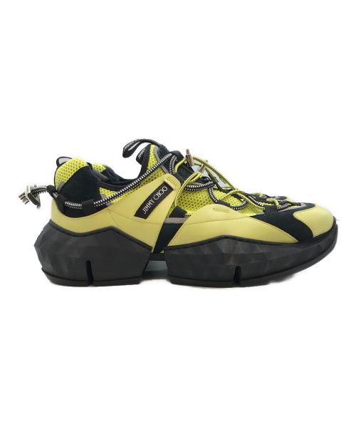 JIMMY CHOO（ジミーチュウ）JIMMY CHOO (ジミーチュウ) DIAMOND TRAIL イエロー サイズ:42の古着・服飾アイテム