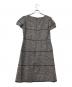 M'S GRACY (エムズグレイシー) ツイードワンピース グレー サイズ:SIZE 42：6000円