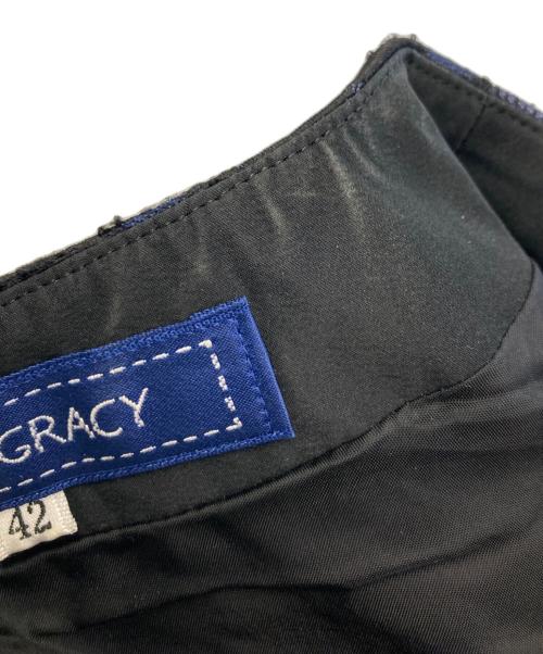 M'S GRACY（エムズグレイシー）M'S GRACY (エムズグレイシー) ワンピース ネイビー サイズ:42の古着・服飾アイテム