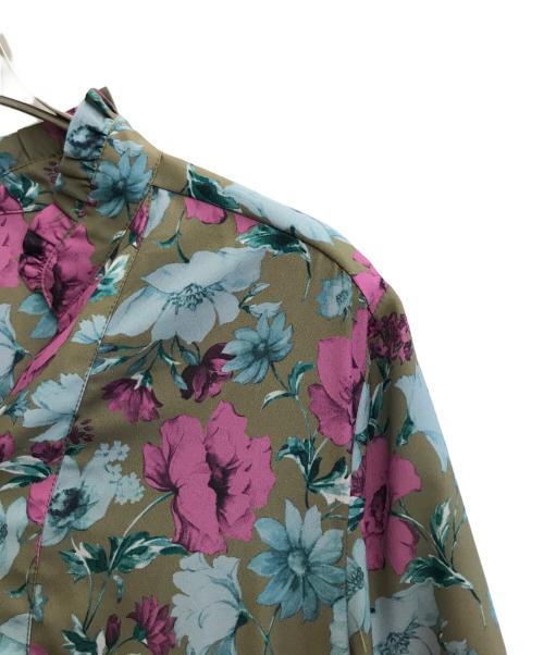 Diagram（ダイアグラム）Diagram (ダイアグラム) フラワープリントカフタンワンピース オリーブ サイズ:M 未使用品の古着・服飾アイテム