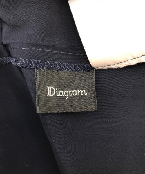 Diagram（ダイアグラム）Diagram (ダイアグラム) レースボウタイワンピース レッド×ネイビー サイズ:M 未使用品の古着・服飾アイテム
