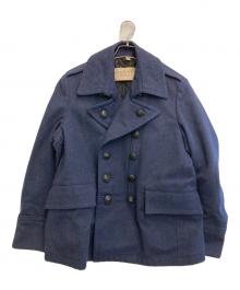 BURBERRY BRIT（バーバリーブリット）の古着「ウールPコート」｜ネイビー