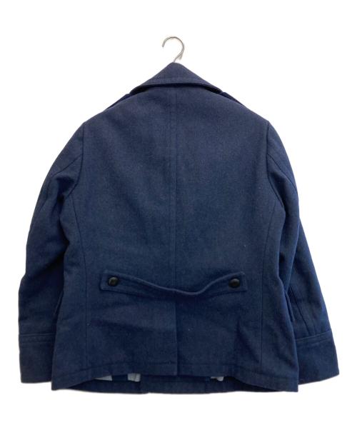 BURBERRY BRIT（バーバリーブリット）BURBERRY BRIT (バーバリーブリット) ウールPコート ネイビー サイズ:XXLの古着・服飾アイテム