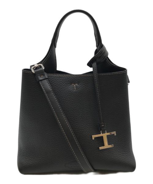 TOD'S（トッズ）TOD'S (トッズ) ハンドバッグ ブラックの古着・服飾アイテム