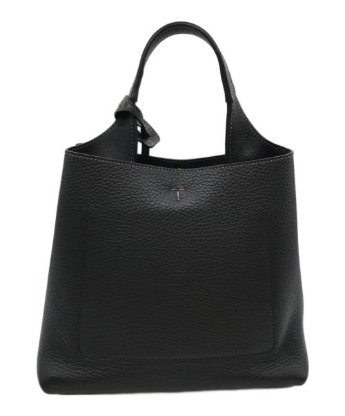 TOD'S（トッズ）TOD'S (トッズ) ハンドバッグ ブラックの古着・服飾アイテム