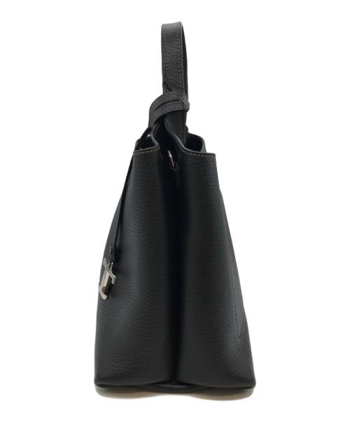 TOD'S（トッズ）TOD'S (トッズ) ハンドバッグ ブラックの古着・服飾アイテム