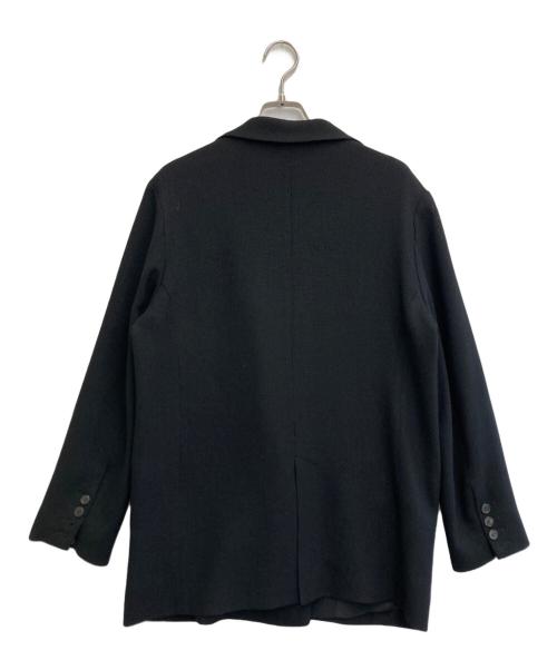 SHENERY（シーナリー）SHENERY (シーナリー) からみ織ダブルジャケット ブラック サイズ:36の古着・服飾アイテム