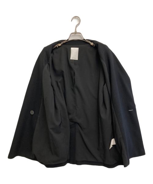 SHENERY（シーナリー）SHENERY (シーナリー) からみ織ダブルジャケット ブラック サイズ:36の古着・服飾アイテム