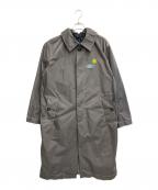 kudosクードス）の古着「19SS BACK SLIT OPEN COAT」｜グレー