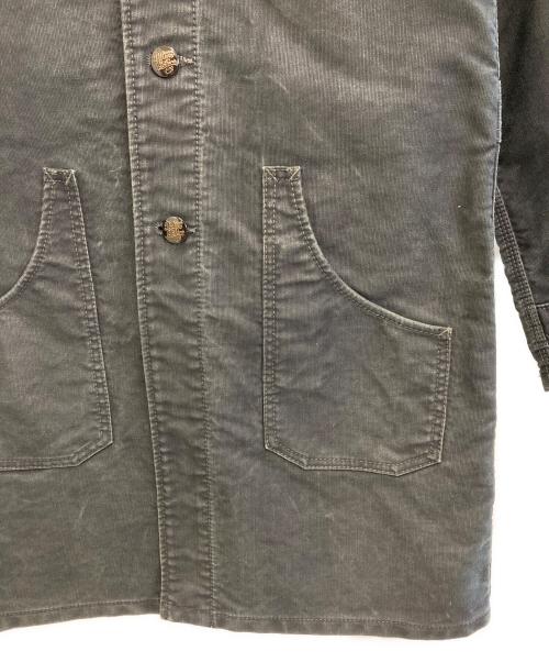 Deluxeware（デラックスウェア）DELUXEWARE (デラックスウェア) ワークコート ブラック サイズ:Mの古着・服飾アイテム