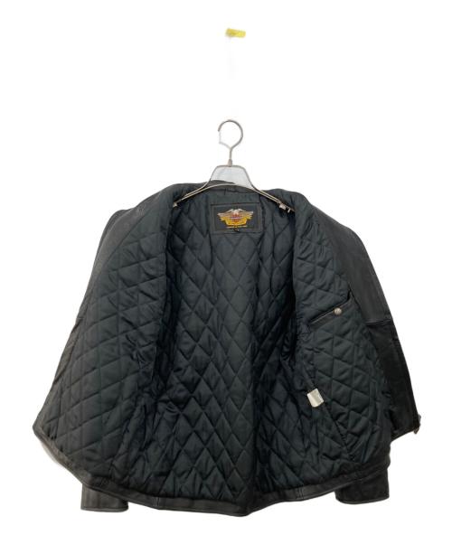 HARLEY-DAVIDSON（ハーレーダビッドソン）HARLEY-DAVIDSON (ハーレーダビッドソン) レザージャケット ブラック サイズ:Ｍの古着・服飾アイテム