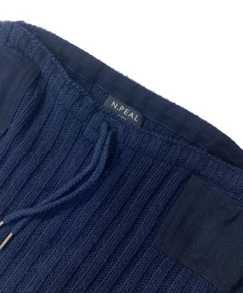 N.PEAL（エヌピール）N.PEAL (エヌピール) ドローストリング プルオーバー ネイビー サイズ:xsの古着・服飾アイテム