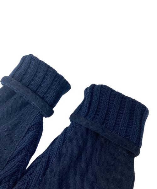 N.PEAL（エヌピール）N.PEAL (エヌピール) ドローストリング プルオーバー ネイビー サイズ:xsの古着・服飾アイテム