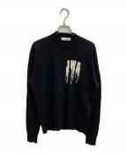J.W.ANDERSONジェイダブリューアンダーソン）の古着「メリノウールクルーネックニット」｜ブラック