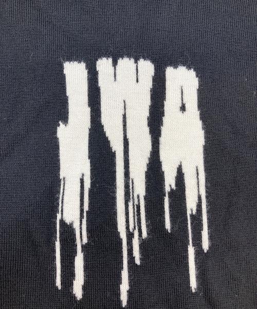 J.W.ANDERSON（ジェイダブリューアンダーソン）J.W.ANDERSON (ジェイダブリューアンダーソン) メリノウールクルーネックニット ブラック サイズ:Sの古着・服飾アイテム