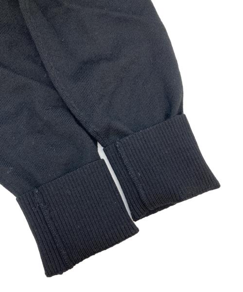 J.W.ANDERSON（ジェイダブリューアンダーソン）J.W.ANDERSON (ジェイダブリューアンダーソン) メリノウールクルーネックニット ブラック サイズ:Sの古着・服飾アイテム