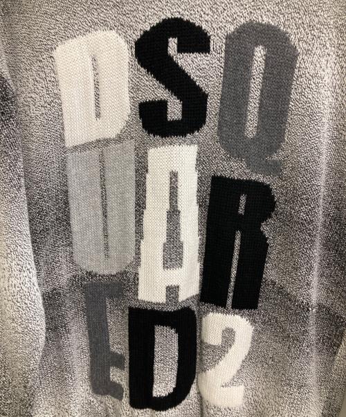DSQUARED2（ディースクエアード）DSQUARED2 (ディースクエアード) コットンニット グレー サイズ:Sの古着・服飾アイテム