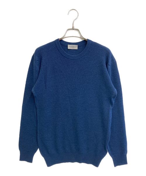 JOHN SMEDLEY（ジョンスメドレー）JOHN SMEDLEY (ジョンスメドレー) クルーネックニット ネイビー サイズ:Sの古着・服飾アイテム