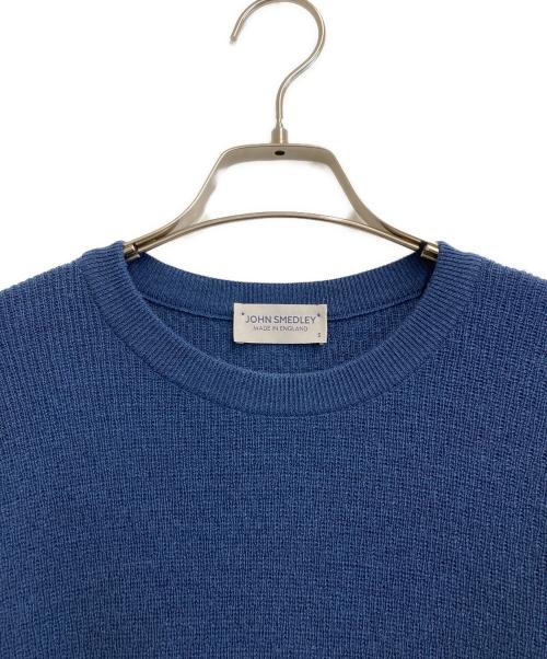 JOHN SMEDLEY（ジョンスメドレー）JOHN SMEDLEY (ジョンスメドレー) クルーネックニット ネイビー サイズ:Sの古着・服飾アイテム