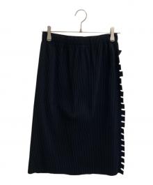 me ISSEY MIYAKE（ミーイッセイ ミヤケ）の古着「BOLD FRINGE PLEATS」｜ブラック